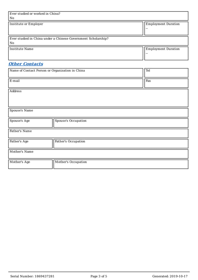 Csc application pdf