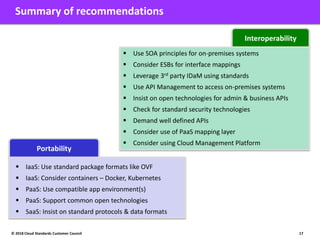Interoperability and Portability for Cloud Computing: A Guide V2.0 | PDF