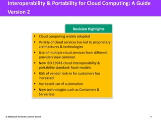 Interoperability and Portability for Cloud Computing: A Guide V2.0 | PDF