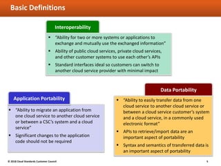 Interoperability and Portability for Cloud Computing: A Guide V2.0 | PDF