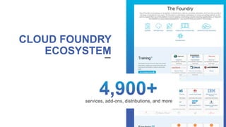 CLOUD FOUNDRY USERS
TECHNOLOGY
 
