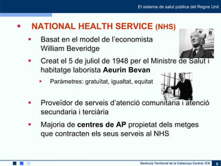 El sistema de salut publica del Regne Unit | PPT