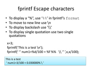 Csci101 lect05 formatted_output | PPT