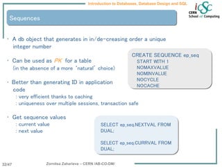 Introduction to database design and relations | PPT