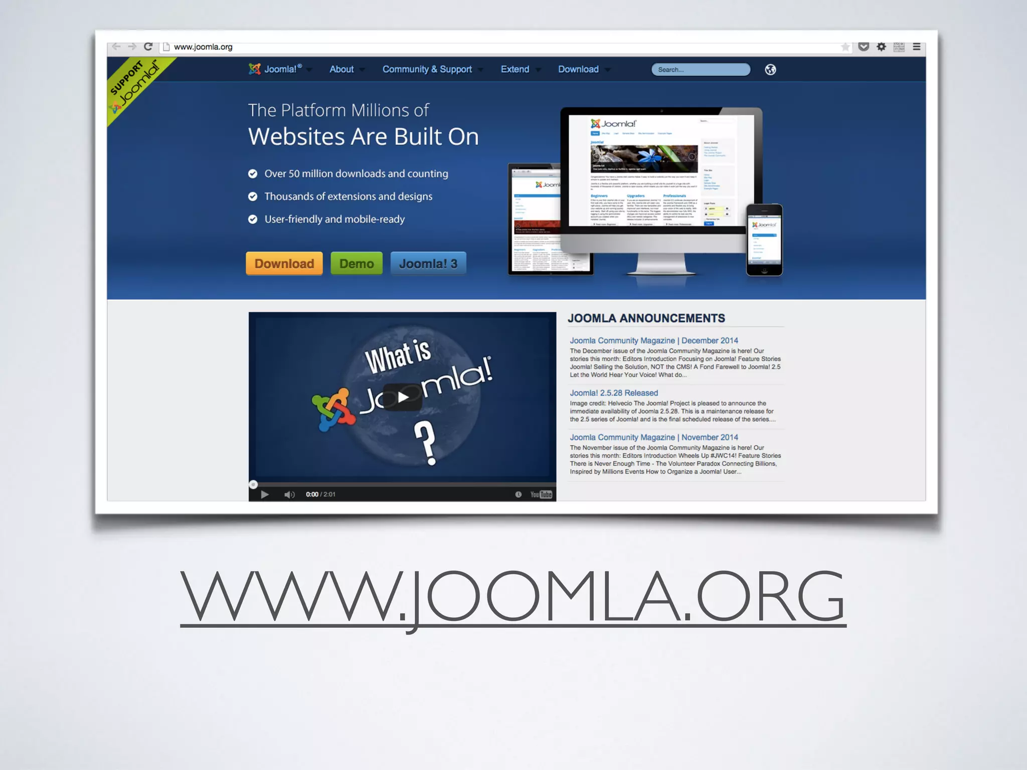 WWW.JOOMLA.ORG
 