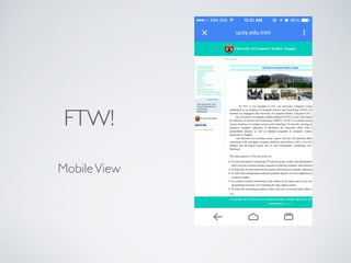 FTW!
MobileView
 
