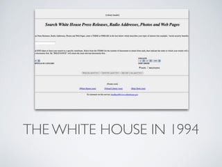 THE WHITE HOUSE IN 1994
 