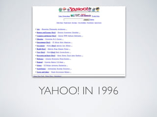 YAHOO! IN 1996
 