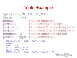 Tuple -Example
 