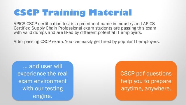 CSCP Vorbereitung
