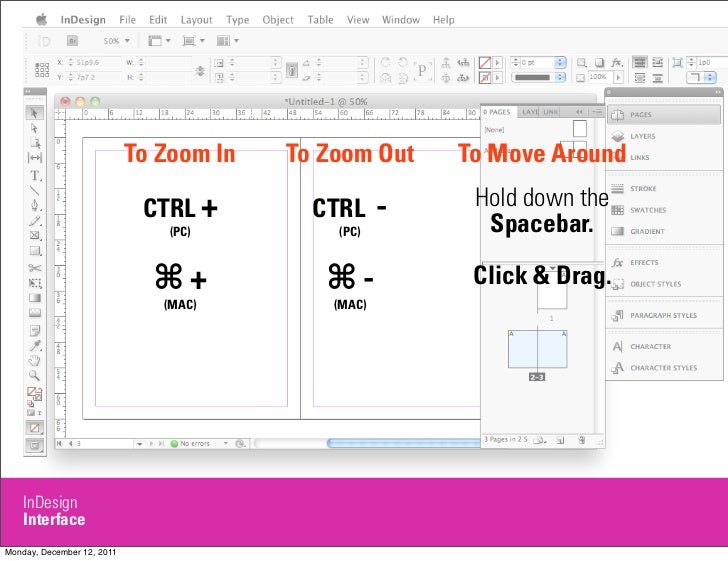 Layout Zoom Out | indesign crash course Layout Zoom Out | indesign crash course
