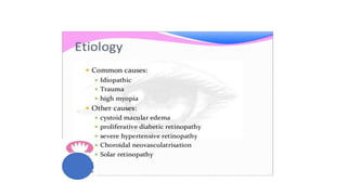 Cscr ( central serous chorioretinopathy ) | PPTX