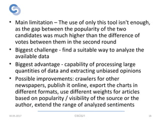 Expression of Political Opinions in Press | PPT