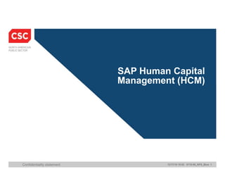 SAP Human Capital Management (HCM) 