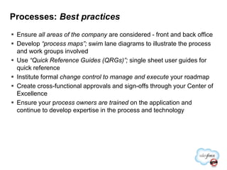 Salesforce CRM 7 domains of Success Slide 39