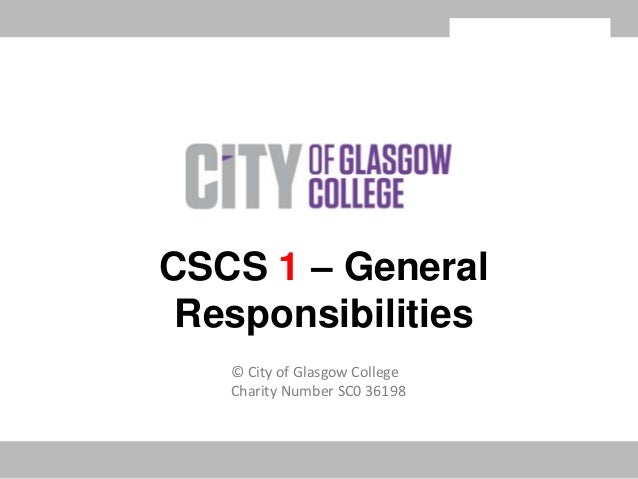 Cscs glasgow Cscs glasgow