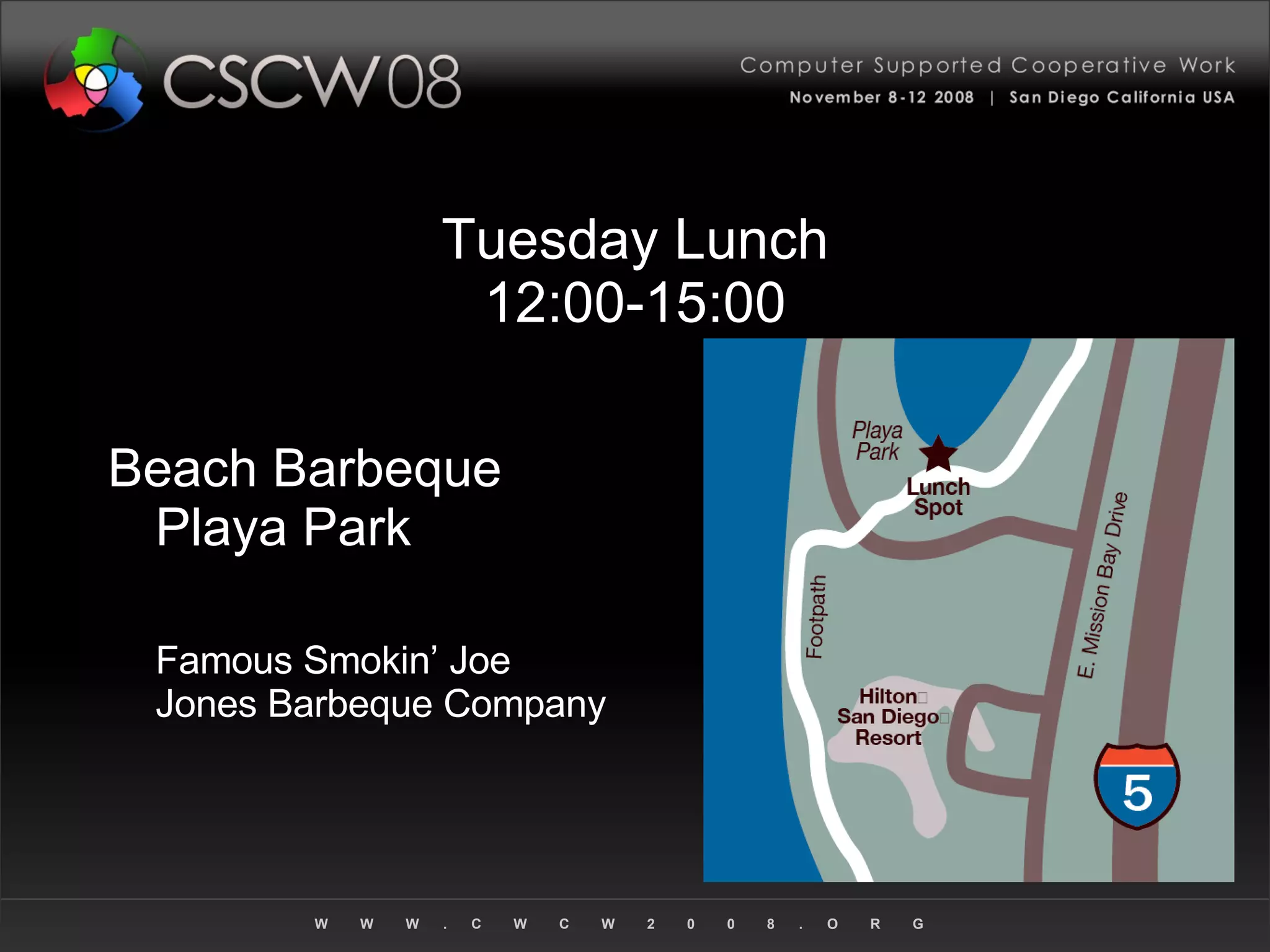 Tuesday Lunch 12:00-15:00 Beach Barbeque Playa Park Famous Smokin’ Joe Jones Barbeque Company 