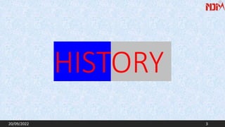 HISTORY
20/09/2022 3
 