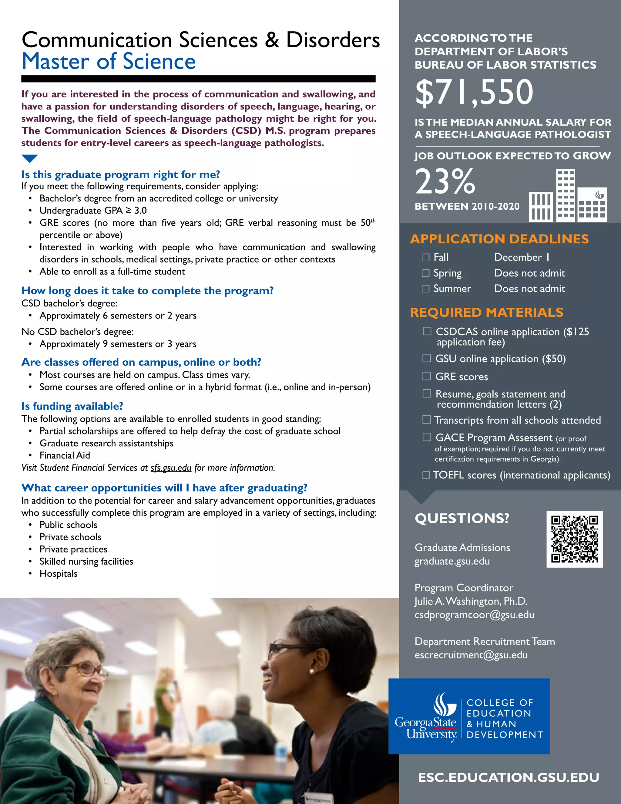 Graduate Program Sample Fliers | PDF