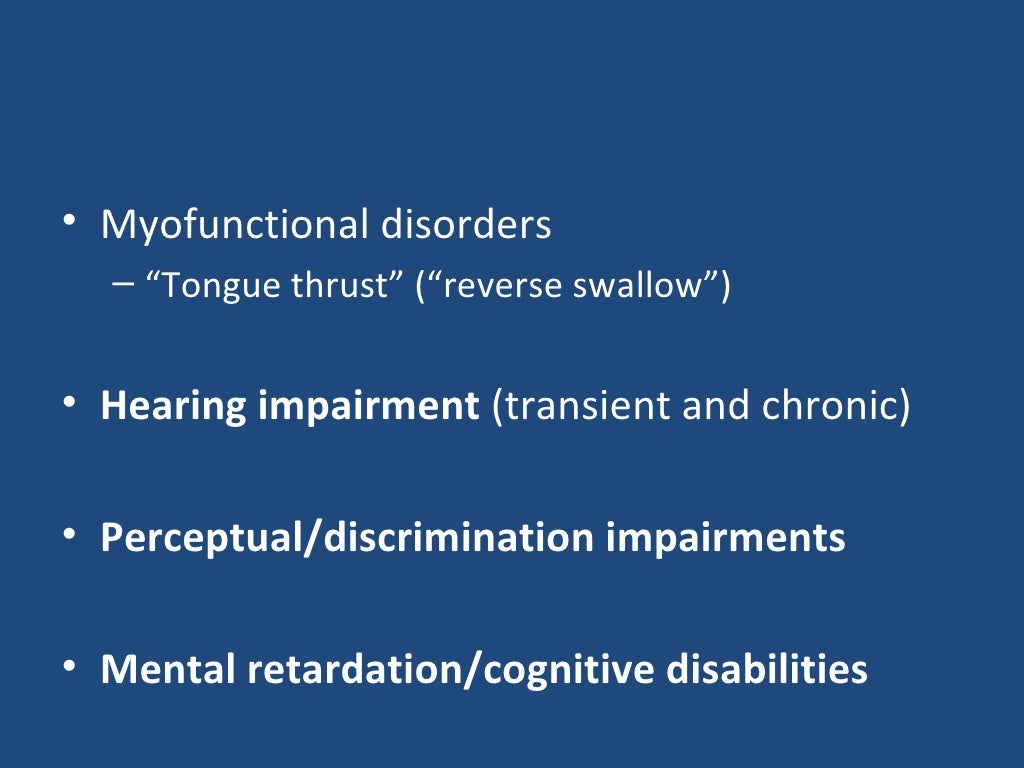 Csd 210 articulation disorders fall 2010