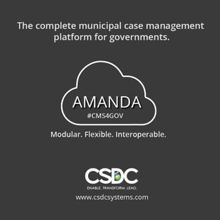 Meet the #1 Municipal Case Management Solution.