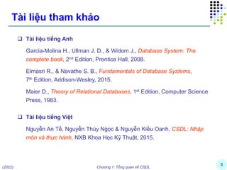 Tai Database CSDL.Ch1.Tong quan ve CSDL.ppt