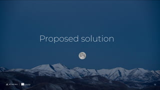 Proposed solution
13
 