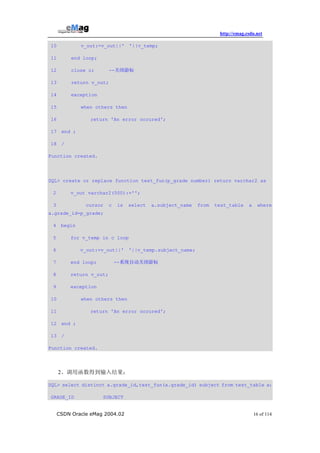Csdn Emag(Oracle)第二期 | PDF