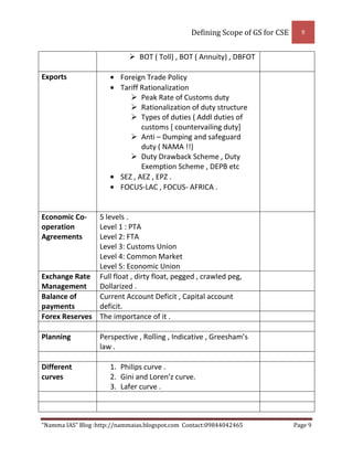 IAS General Studies - Startergy @ Namma IAS | PDF