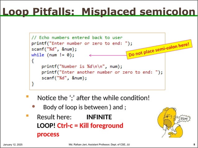 CSE-1203-Lecture-07-Loops-Part-II. c pptx | PPT