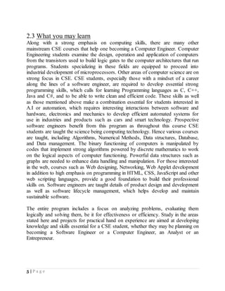 Cse Student Introduction CSE | DOCX