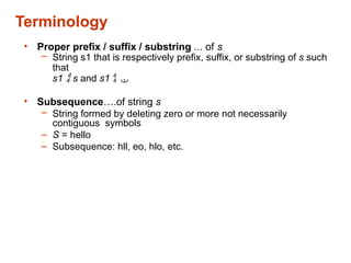 Contiguous String CSE-3201-Lecture-03-Lexical Analysis-Basic Term.pptx