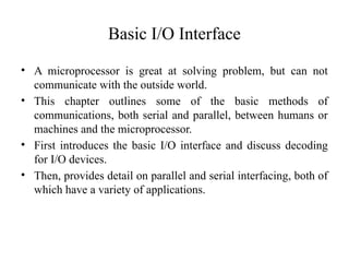 Comprehensive Overview of Computer Peripherals and Interfacing ...