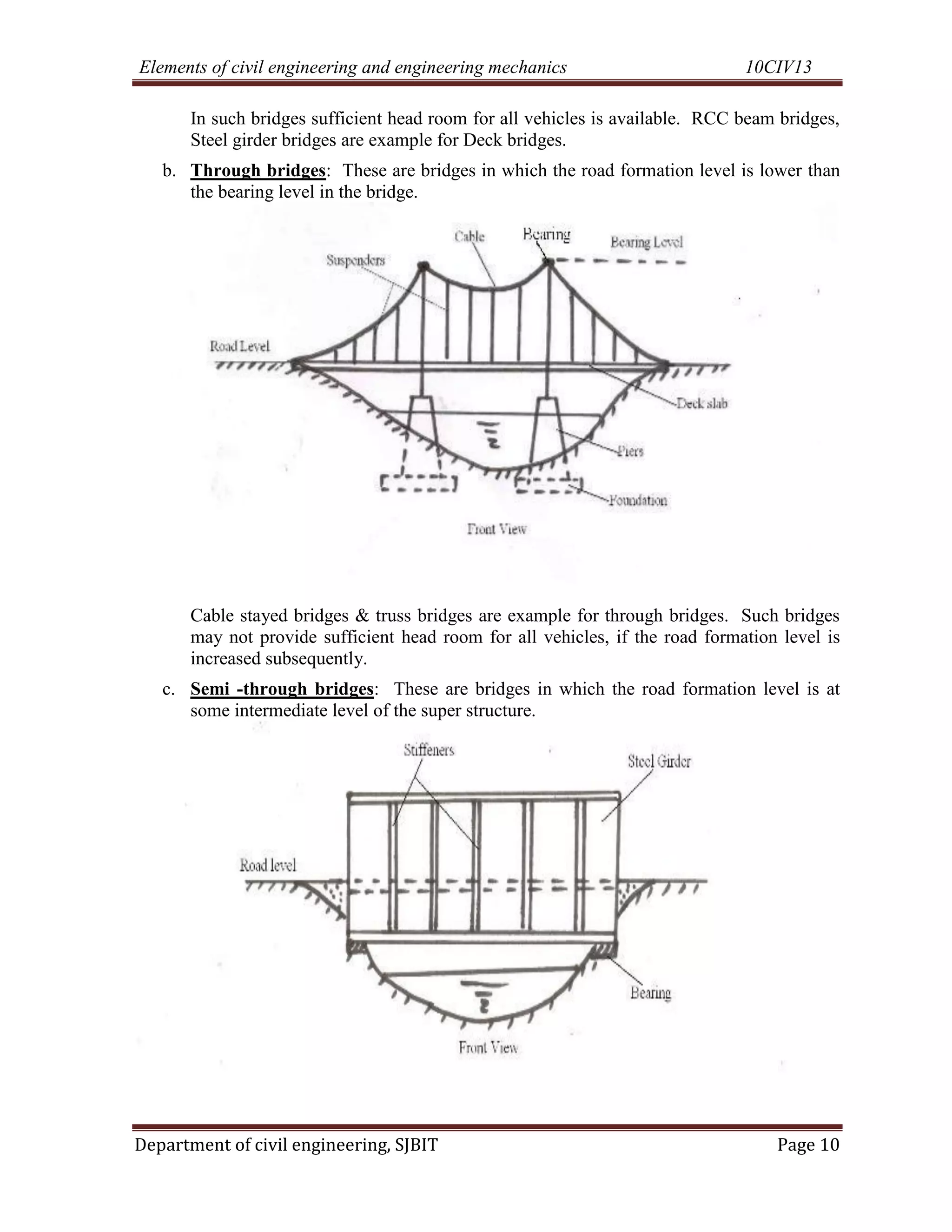 Cse i-elements of civil engg. & engineering mechanics [10 civ-13]-notes ...