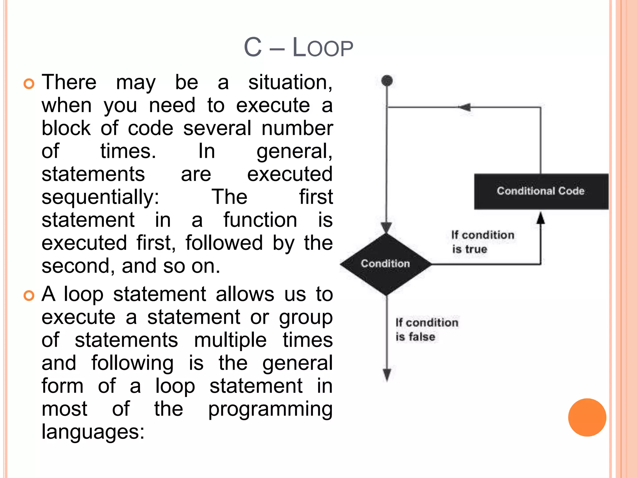 Cse lecture-7-c loop | PPT