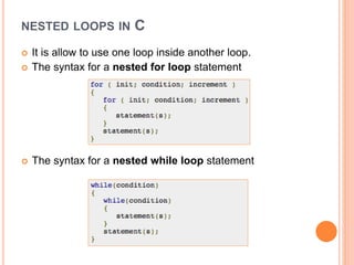Cse lecture-7-c loop | PPT