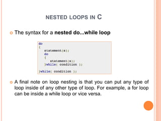 Cse lecture-7-c loop | PPT