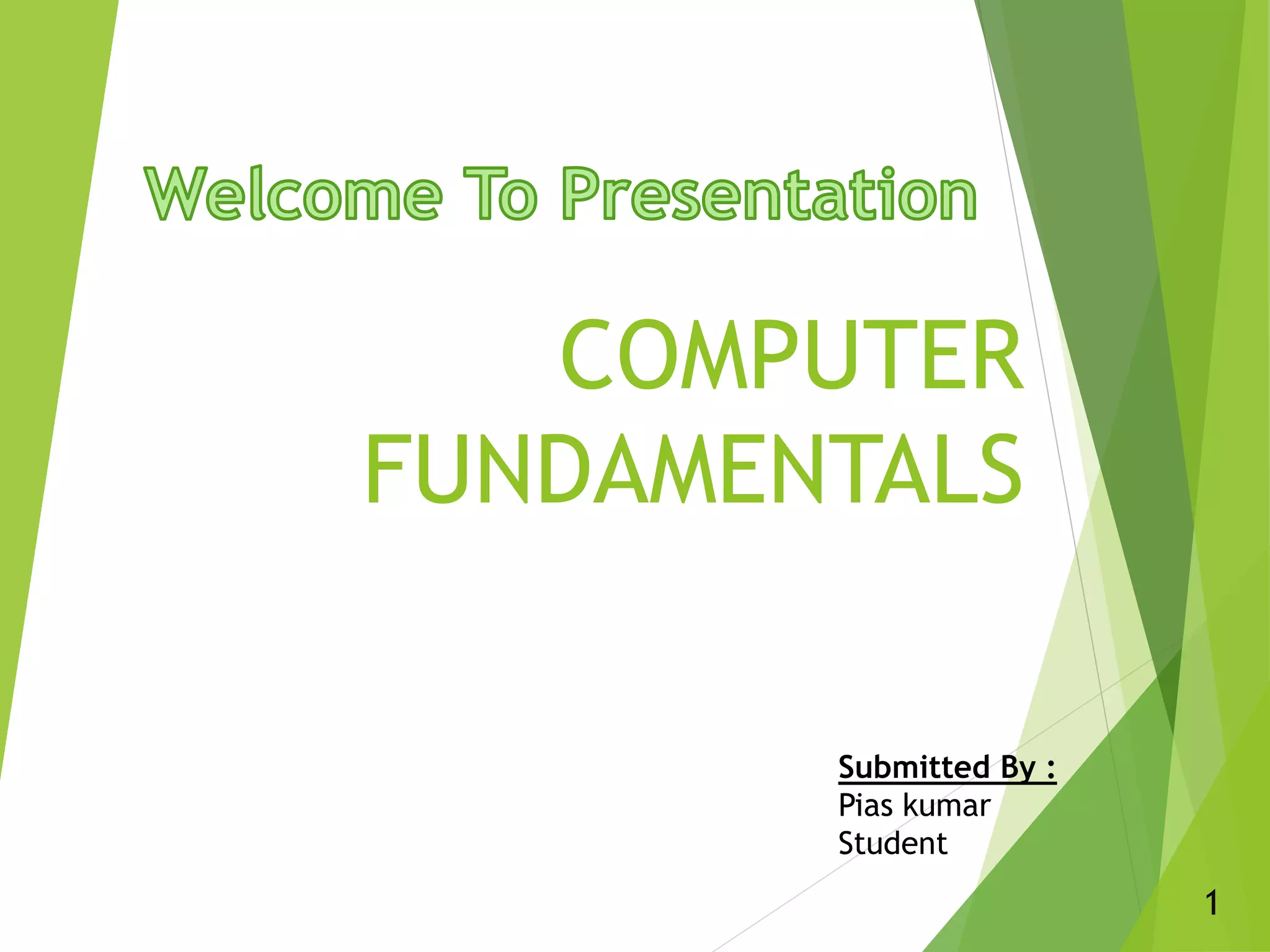 Computer Fundamentals. | PPT