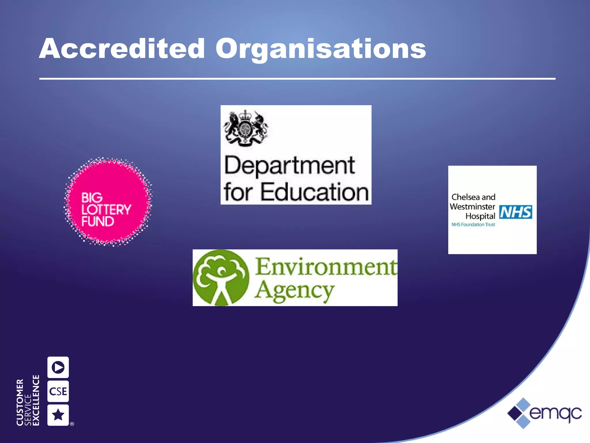 Accredited Organisations
 