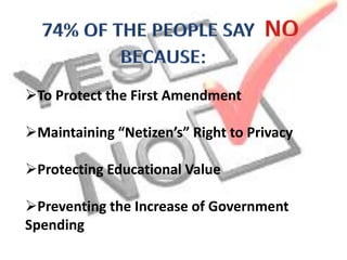 Should Government Control the Internet and its contents | PPTX