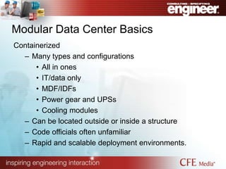 Modular Data Center Design | PPTX