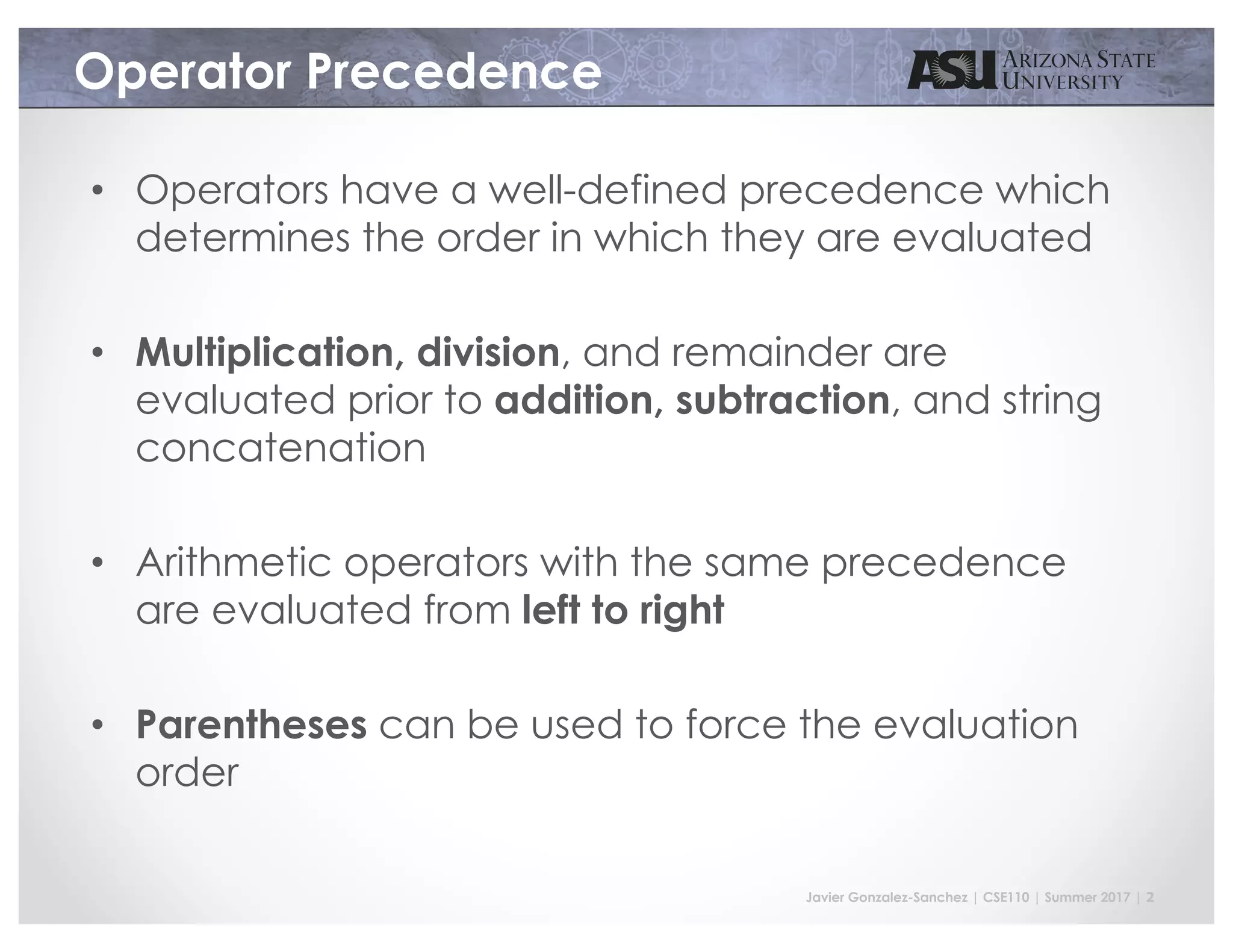 201707 CSE110 Lecture 05 | PPT