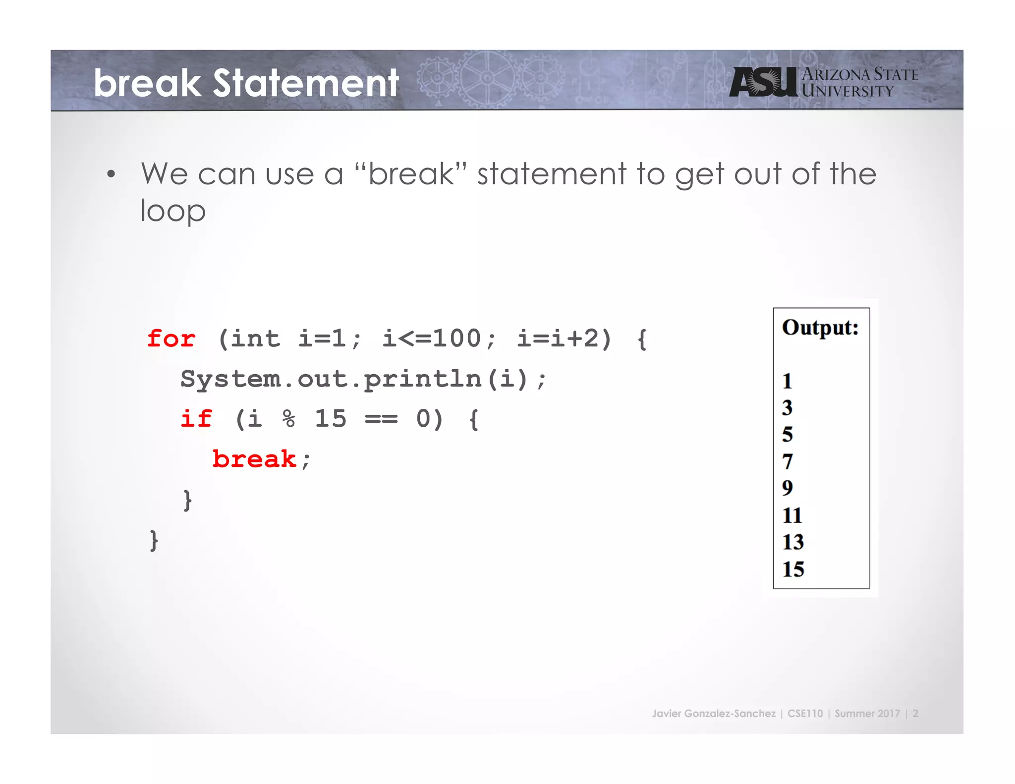 201707 CSE110 Lecture 13 | PDF