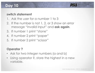 201707 CSE110 Lecture 17 | PDF