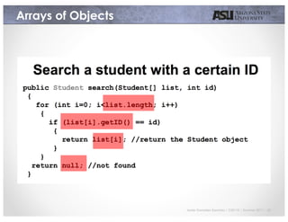 Javier Gonzalez-Sanchez | CSE110 | Summer 2017 | 10
Arrays of Objects
 