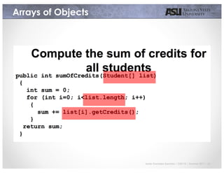 Javier Gonzalez-Sanchez | CSE110 | Summer 2017 | 11
Arrays of Objects
 