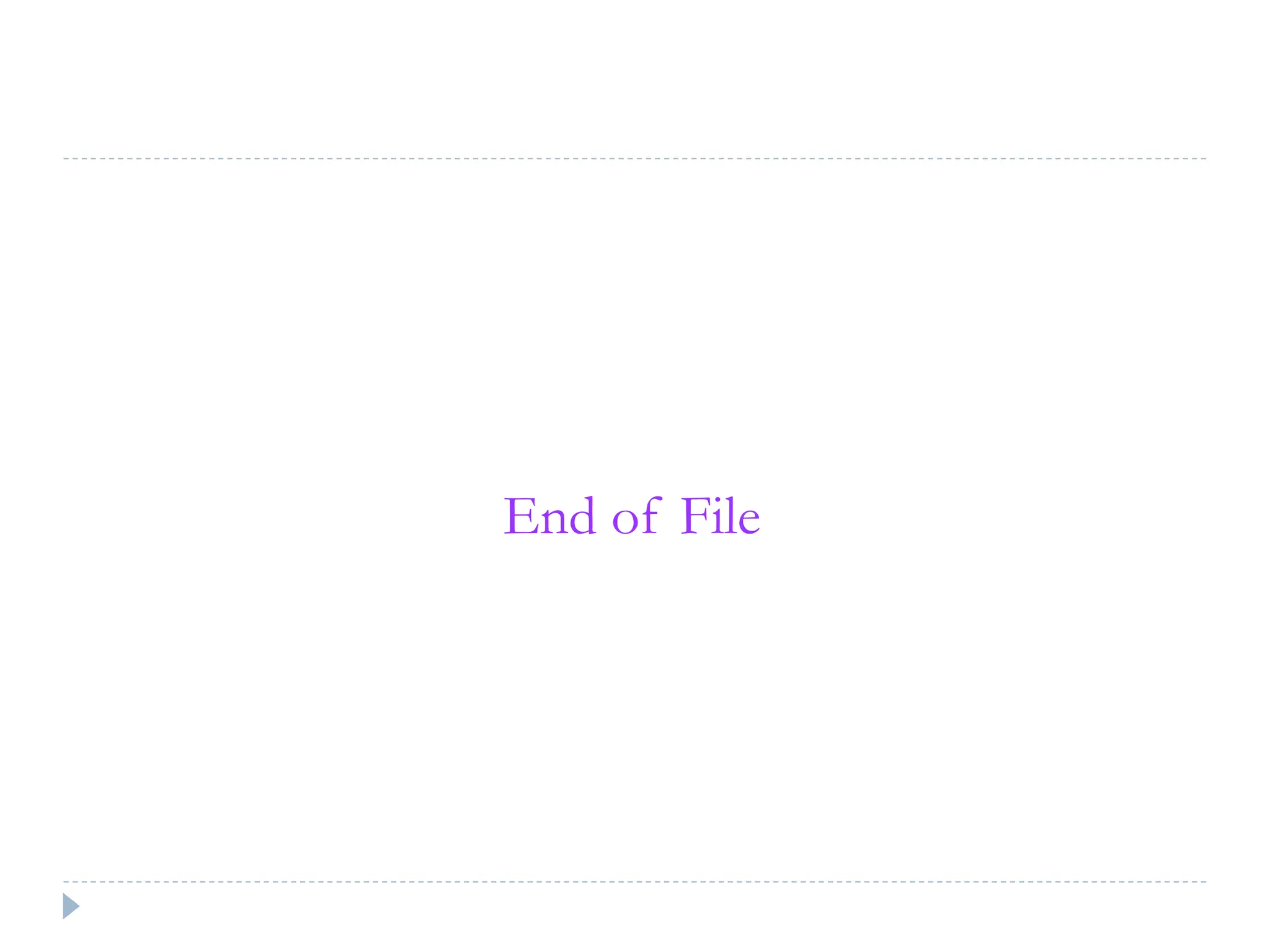 End of File
 