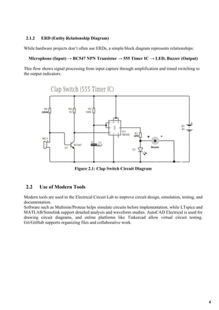Design and Implementation of a Clap-Activated Switch Using 555 Timer IC ...