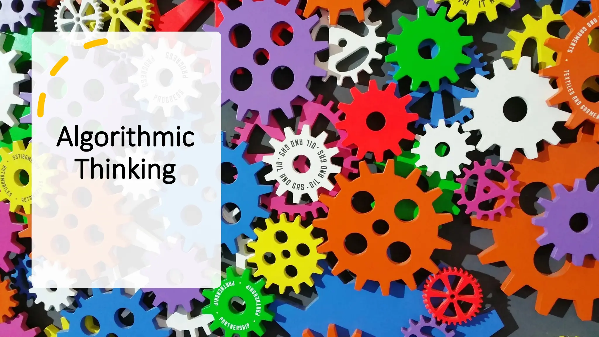 Algorithmic Thinking 