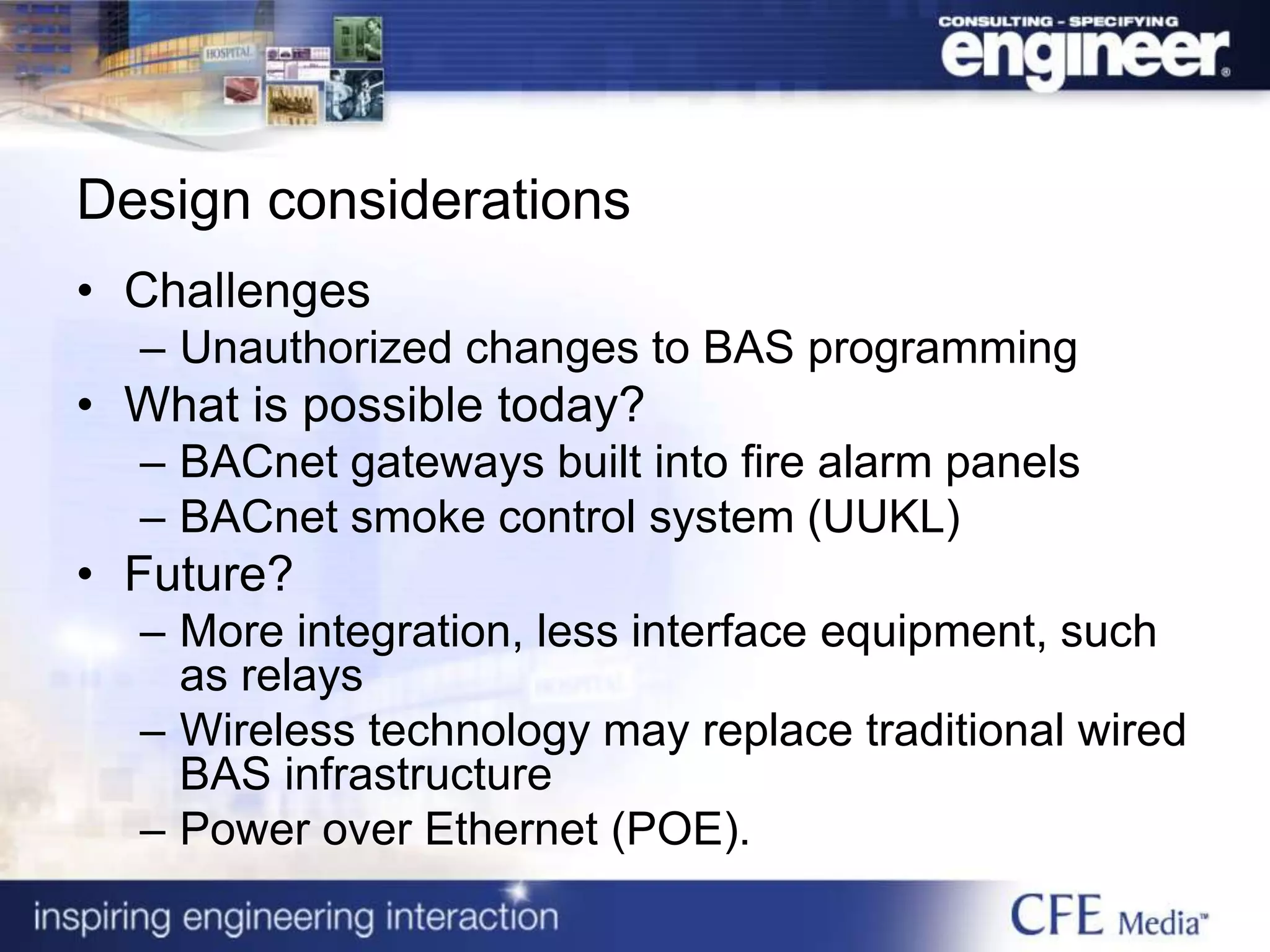 Fire and Life Safety: Integration: Building Automation Systems and Fire ...